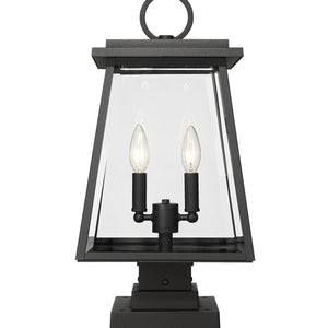 Broughton 2 Light Outdoor Pier Mounted Fixture