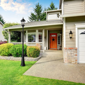 Wakefield 90-in Outdoor Post w/ light