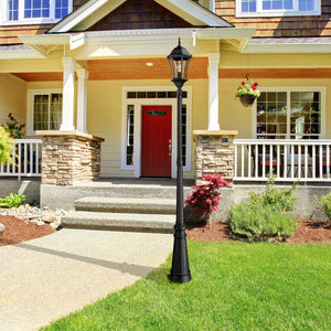 Wakefield 90-in Outdoor Post w/ light