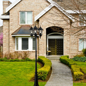 Wakefield 90-in Outdoor Post w/ lights