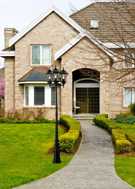 Wakefield 90-in Outdoor Post w/ lights