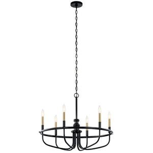 Capitol Hill Chandelier 6Lt