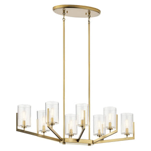 Nye Oval Chandelier 8Lt