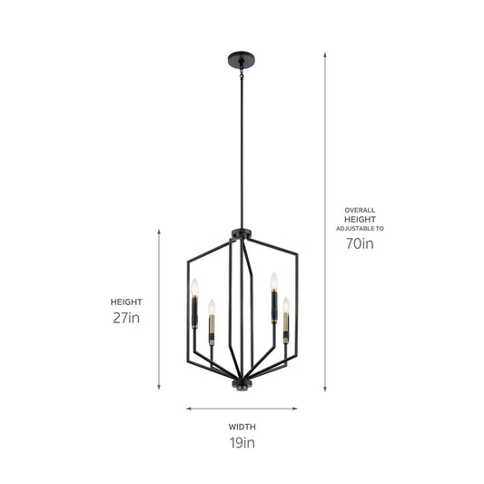 Armand Large Foyer Pendant 4Lt