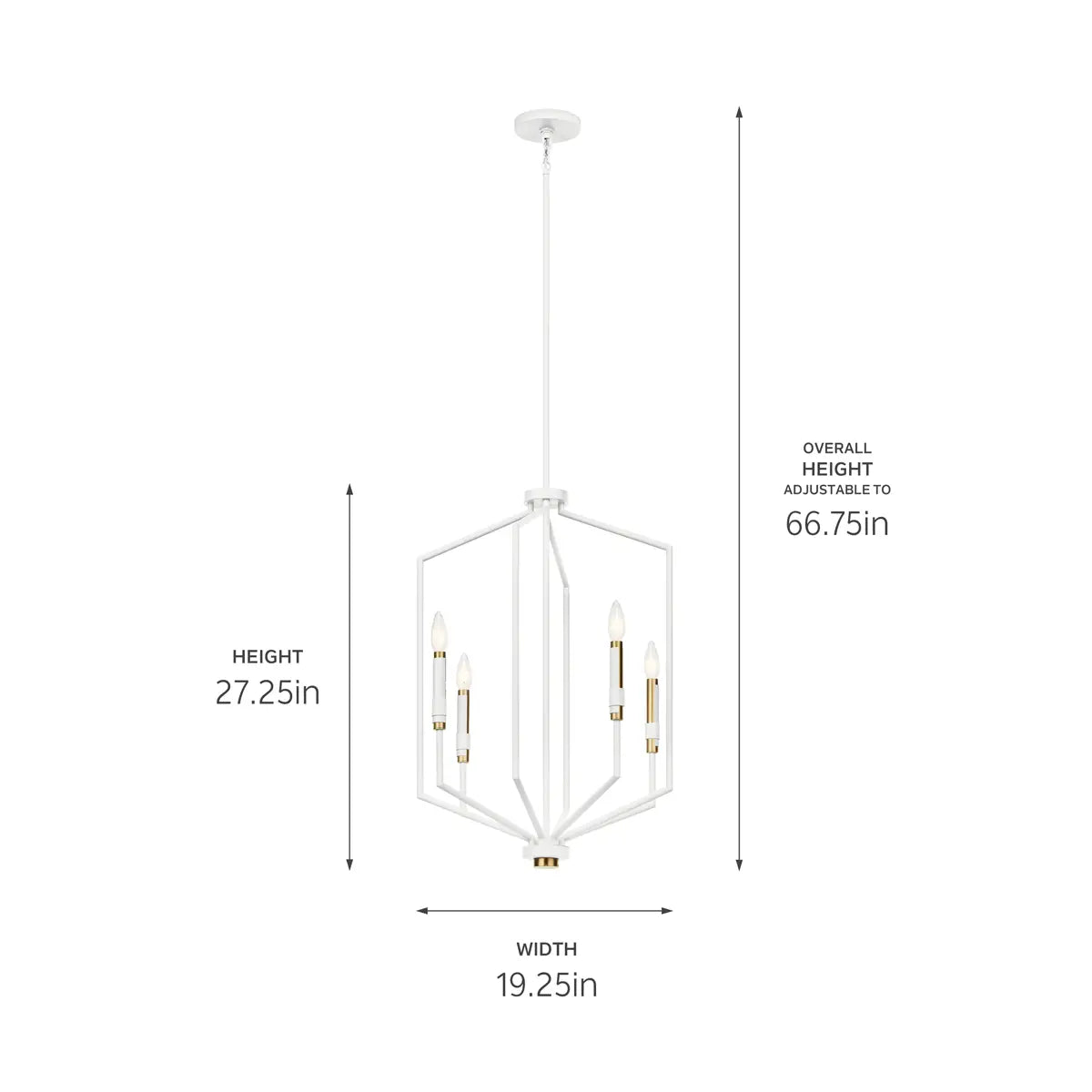 Armand Large Foyer Pendant 4Lt