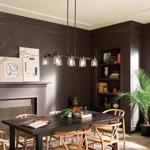 Aivian Linear Chandelier 8Lt