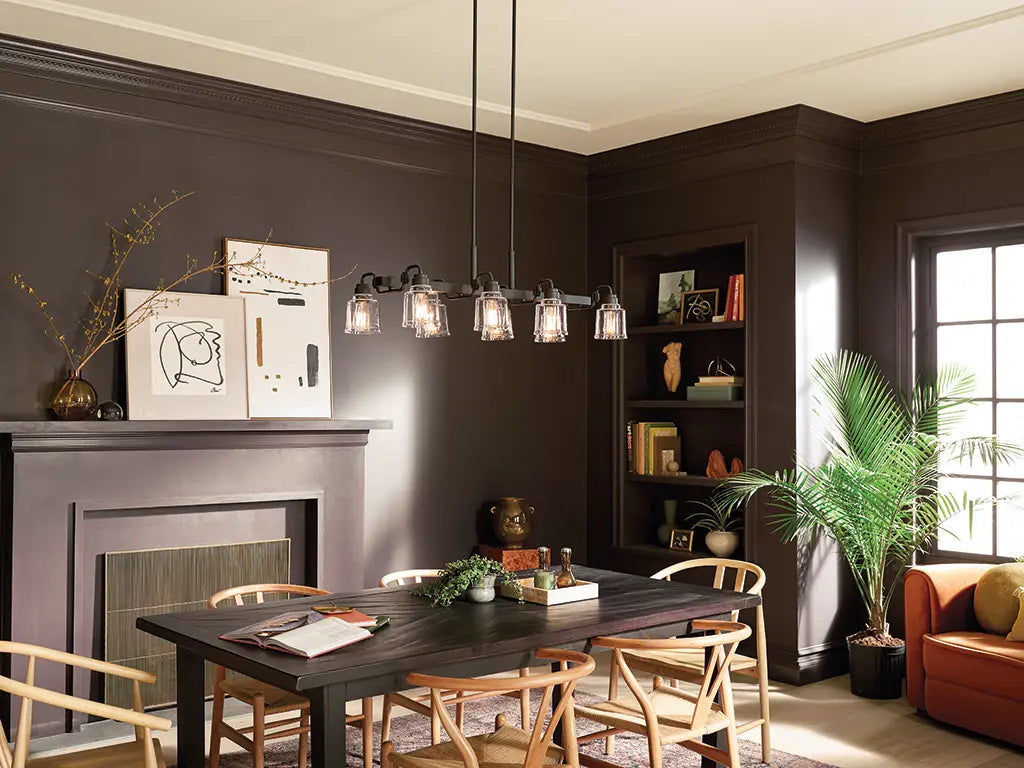 Aivian Linear Chandelier 8Lt