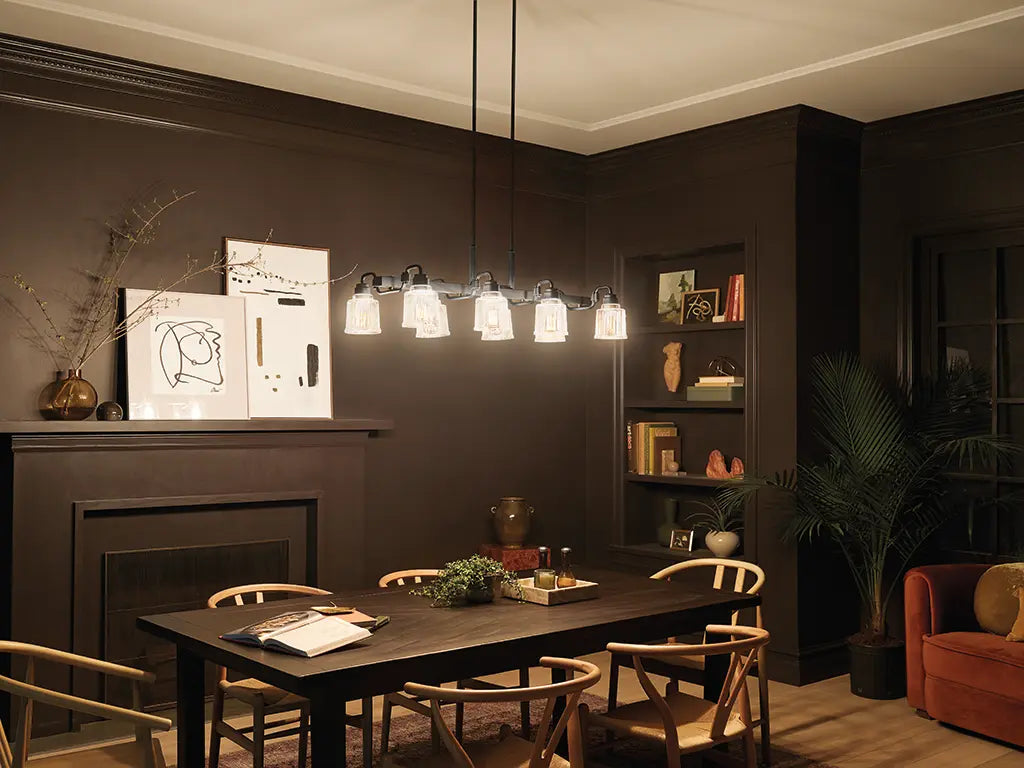 Aivian Linear Chandelier 8Lt