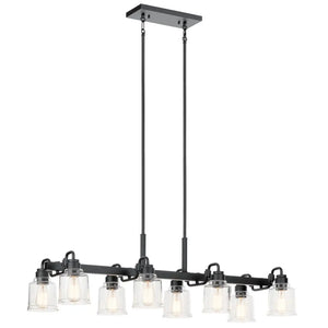 Aivian Linear Chandelier 8Lt