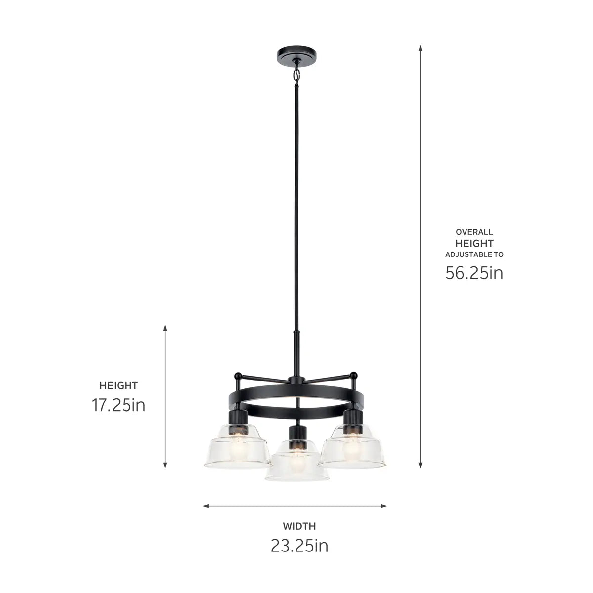 Eastmont Chandelier 3Lt