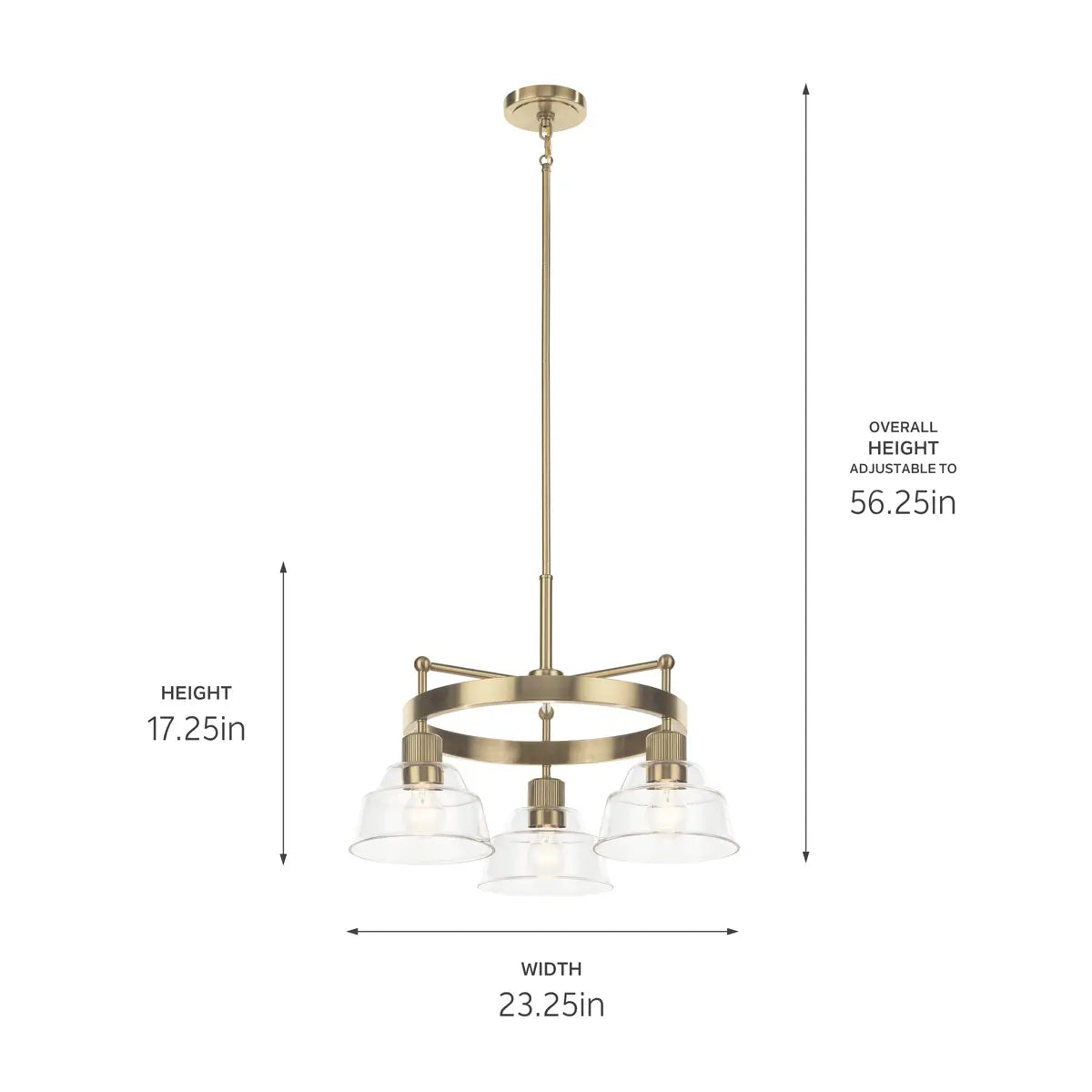Eastmont Chandelier 3Lt