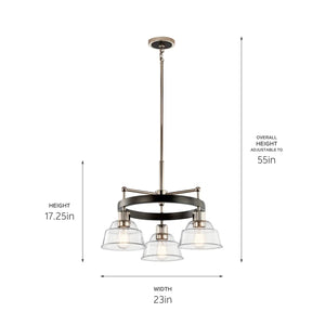 Eastmont Chandelier 3Lt