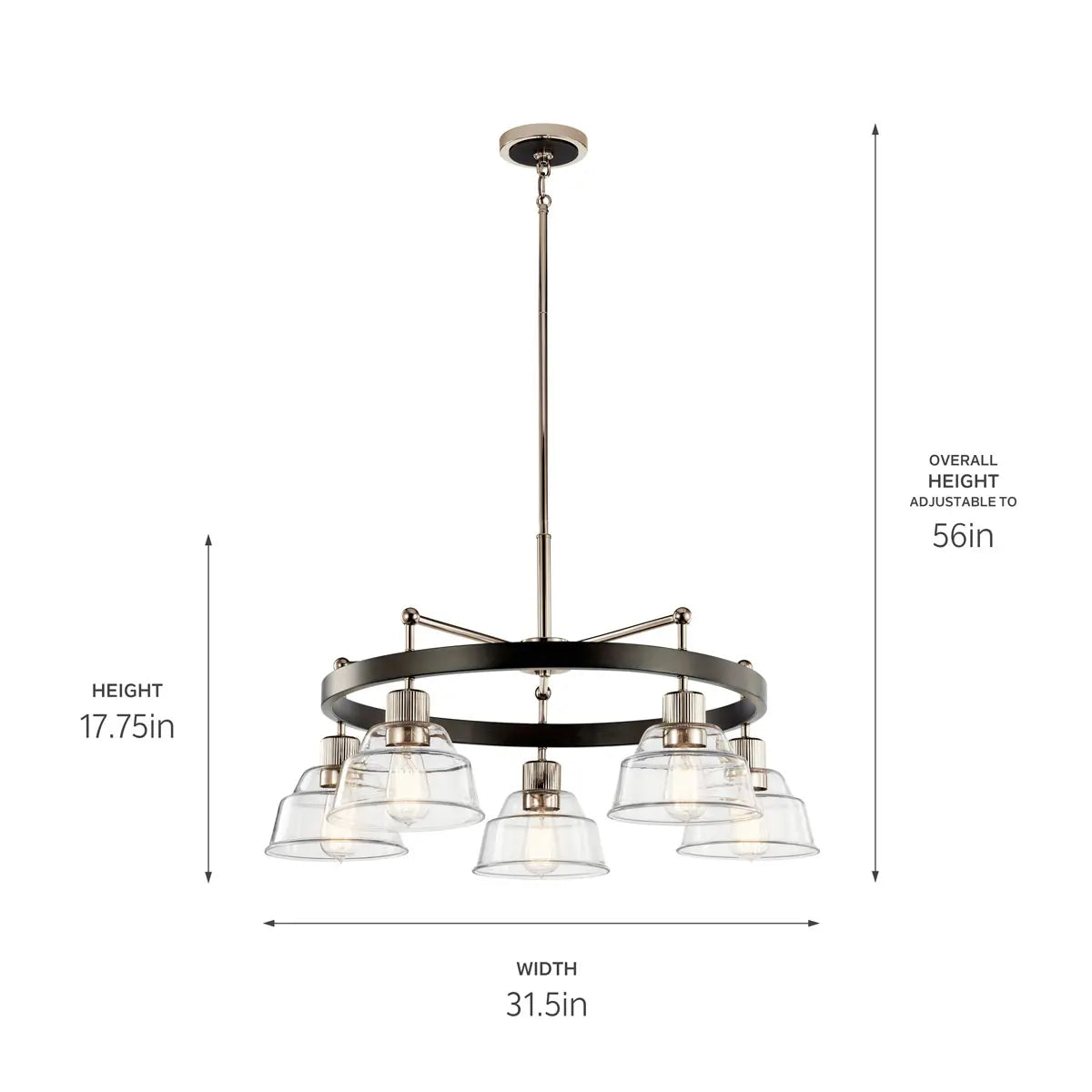 Eastmont Chandelier 5Lt
