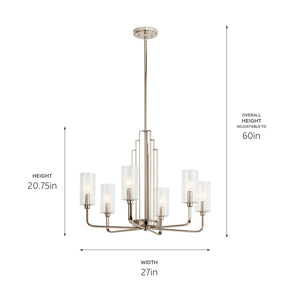Kimrose Chandelier 6Lt