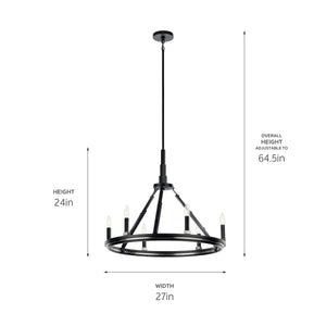 Emmala Chandelier 6Lt