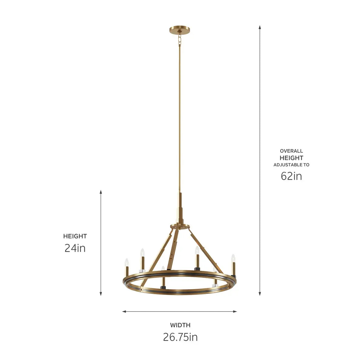 Emmala Chandelier 6Lt