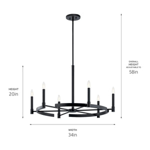 Tolani Chandelier 6Lt