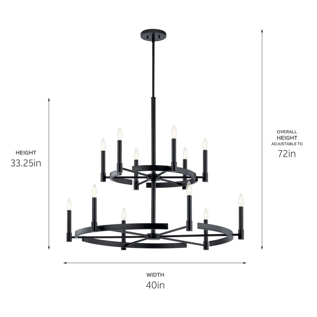 Tolani Chandelier 12Lt