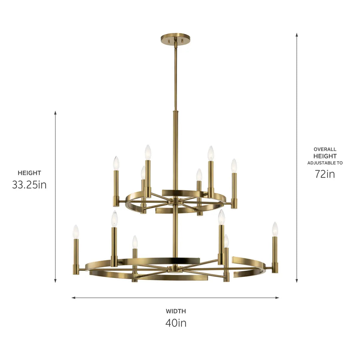 Tolani Chandelier 12Lt