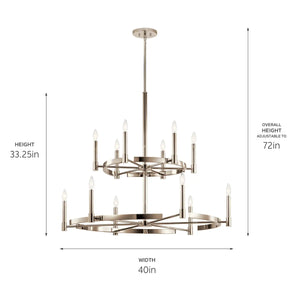 Tolani Chandelier 12Lt