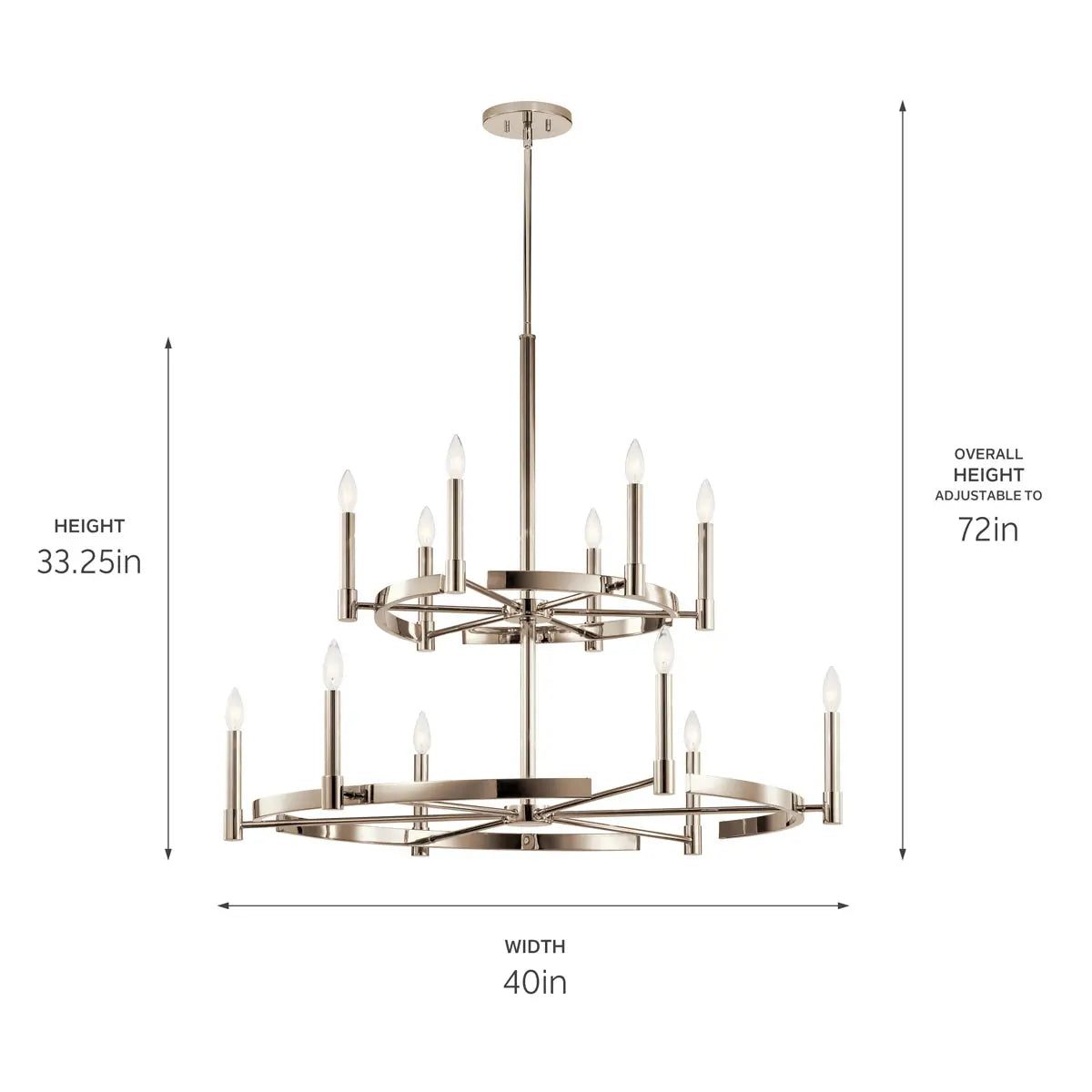 Tolani Chandelier 12Lt