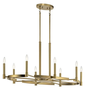 Tolani Oval Chandelier 8Lt