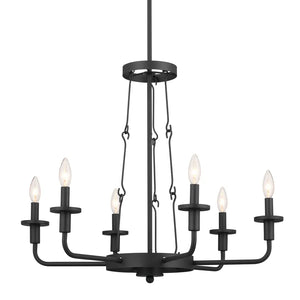 Vetivene Chandelier 6Lt