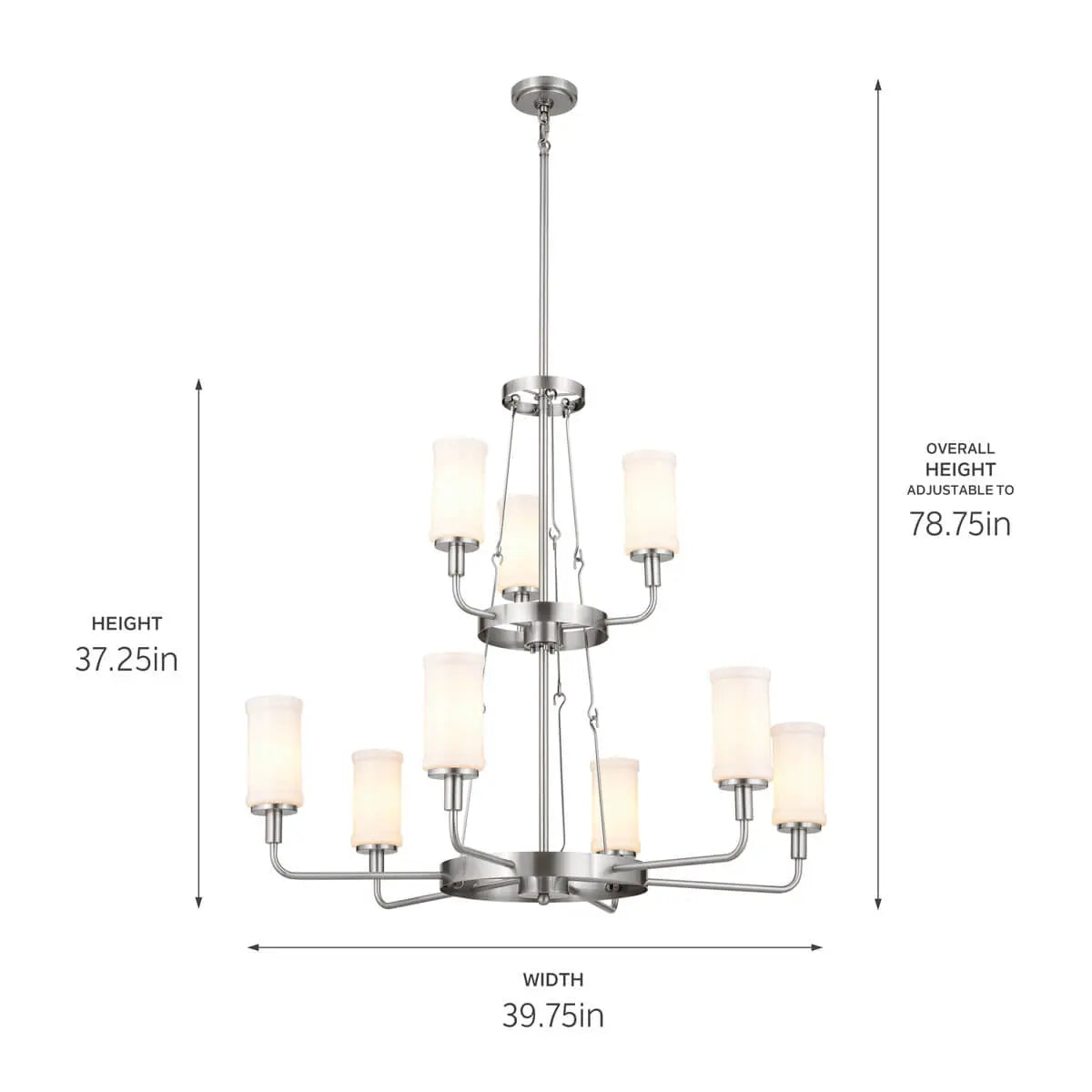 Vetivene Chandelier 9Lt