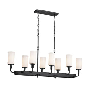 Vetivene Linear Chandelier 8Lt