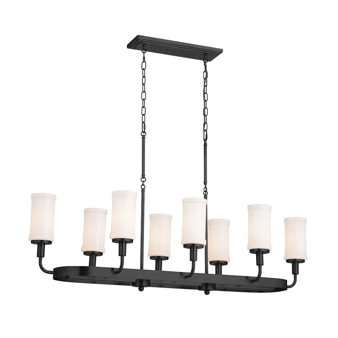 Vetivene Linear Chandelier 8Lt