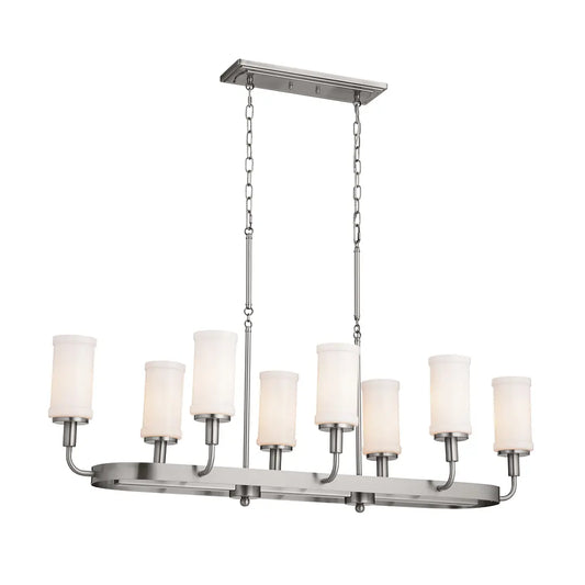 Vetivene Linear Chandelier 8Lt