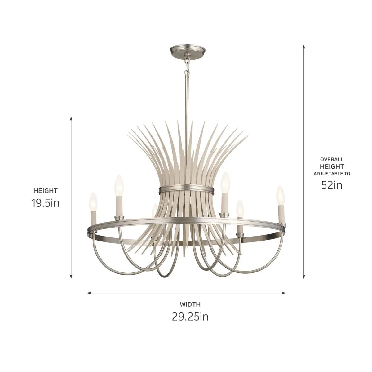 Baile Chandelier 6Lt