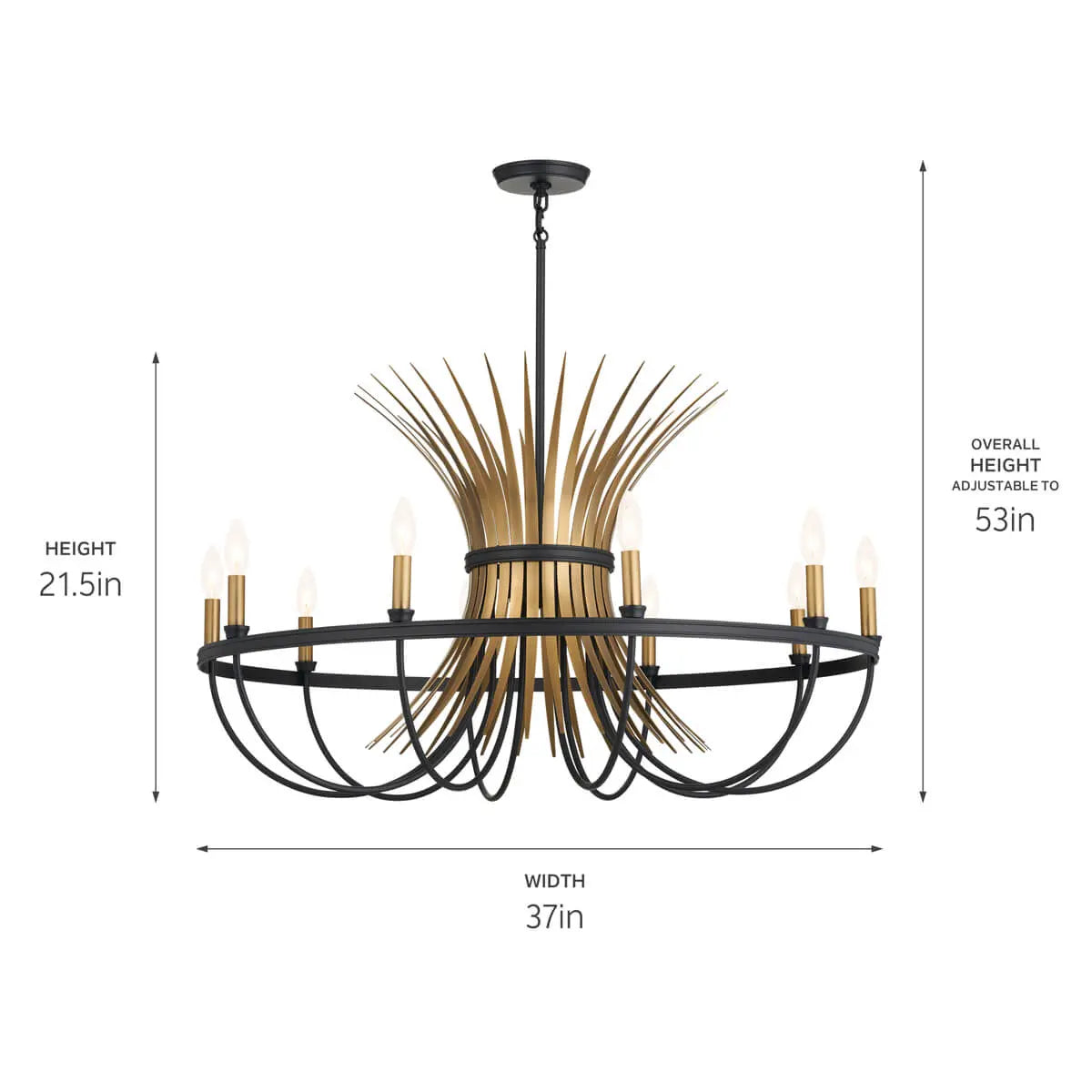 Baile Chandelier 10Lt