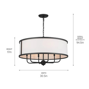 Heddle Chandelier 6Lt