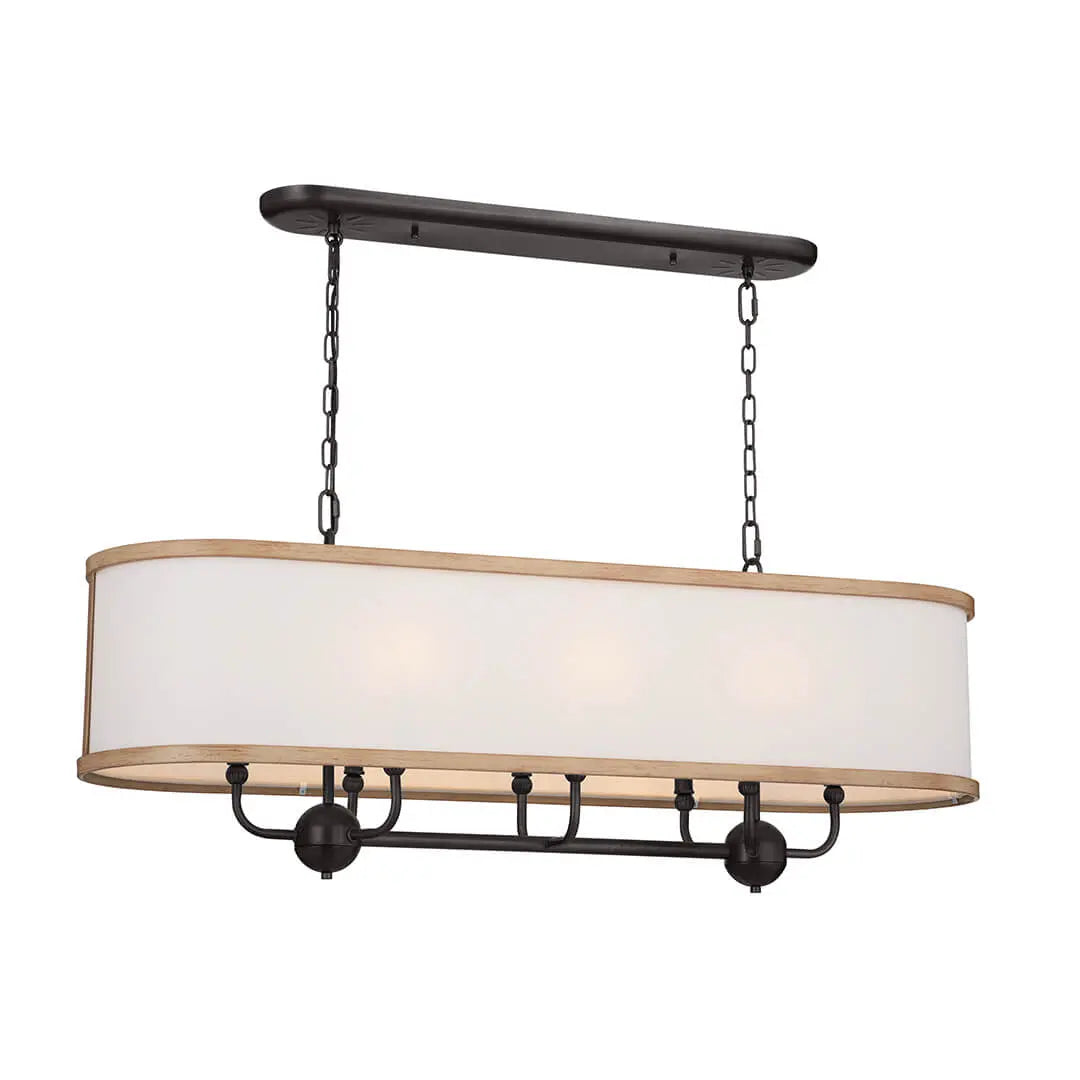 Heddle Linear Chandelier 8Lt