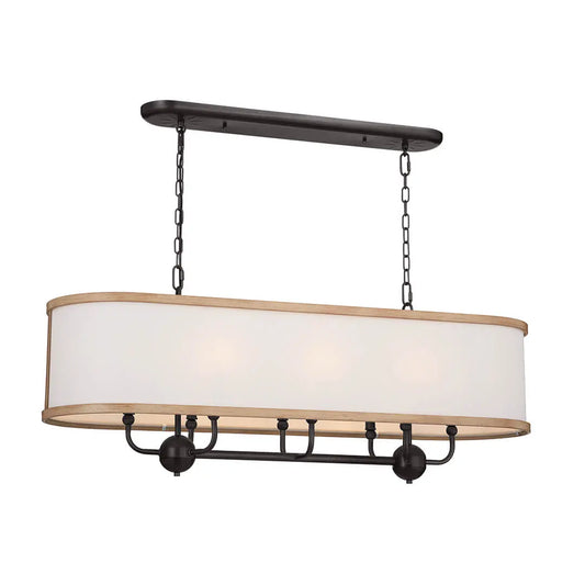 Heddle Linear Chandelier 8Lt