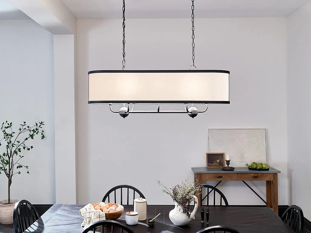 Heddle Linear Chandelier 8Lt