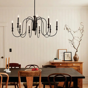 Karthe Chandelier 9Lt  19.25" H x 42" DIA