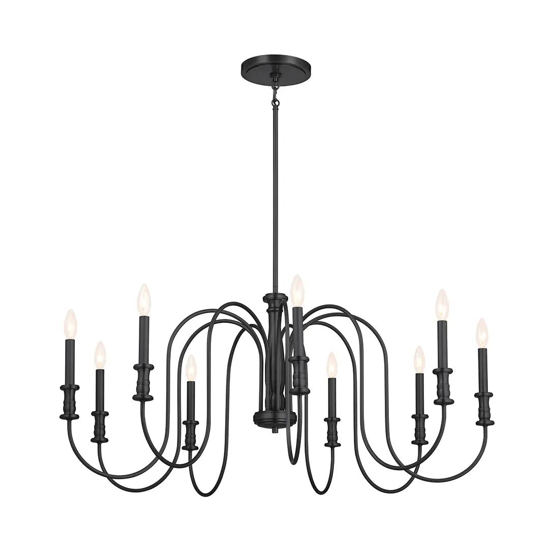 Karthe Chandelier 9Lt  19.25" H x 42" DIA