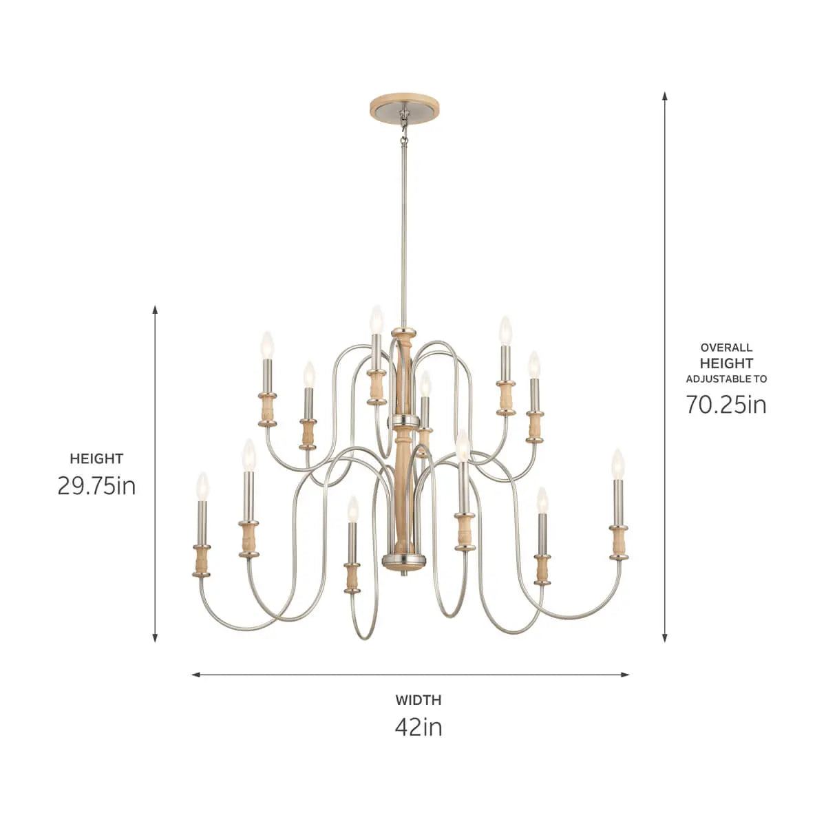 Karthe Chandelier 12Lt
