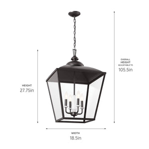 Dame Foyer Pendant 4Lt
