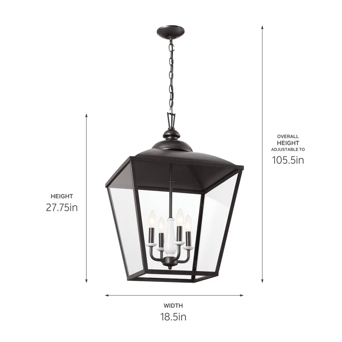 Dame Foyer Pendant 4Lt