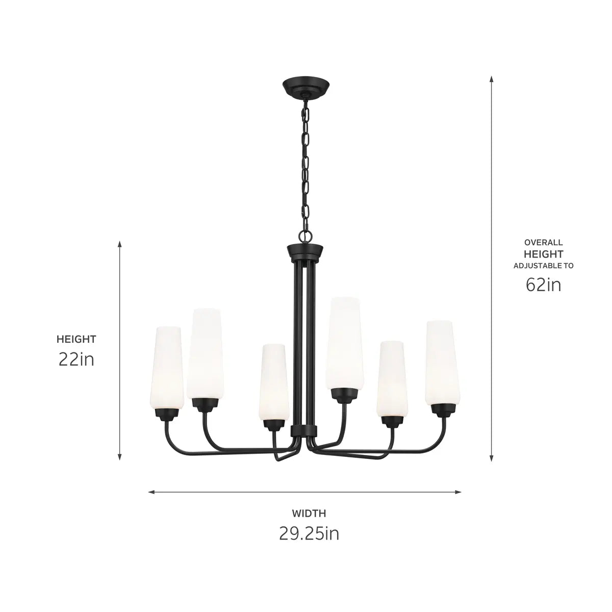 Truby Chandelier 6Lt