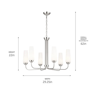 Truby Chandelier 6Lt