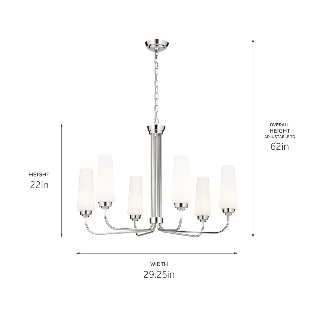 Truby Chandelier 6Lt