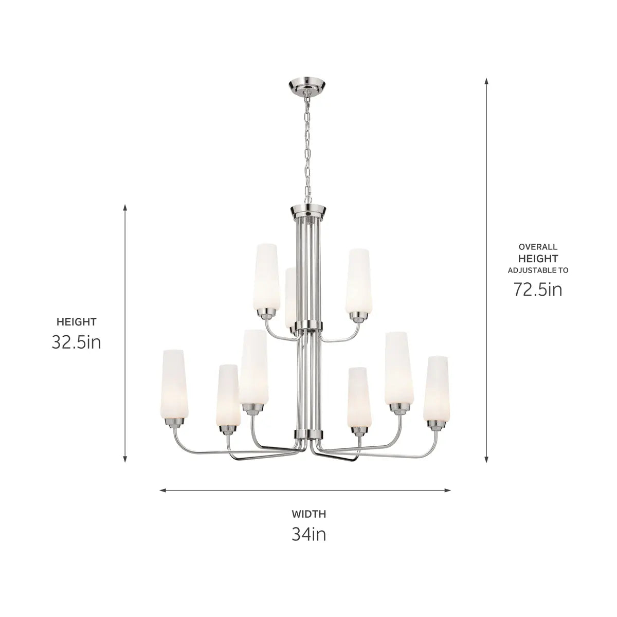 Truby Chandelier 9Lt