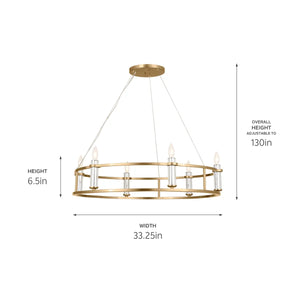 Rosalind Chandelier 6Lt