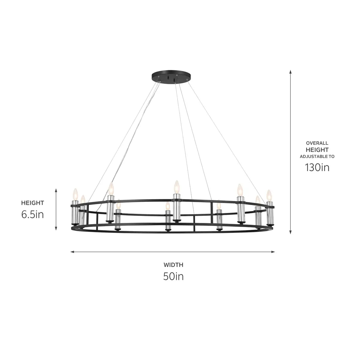 Rosalind Chandelier 10Lt