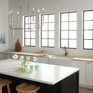 Florence Linear Chandelier 6Lt