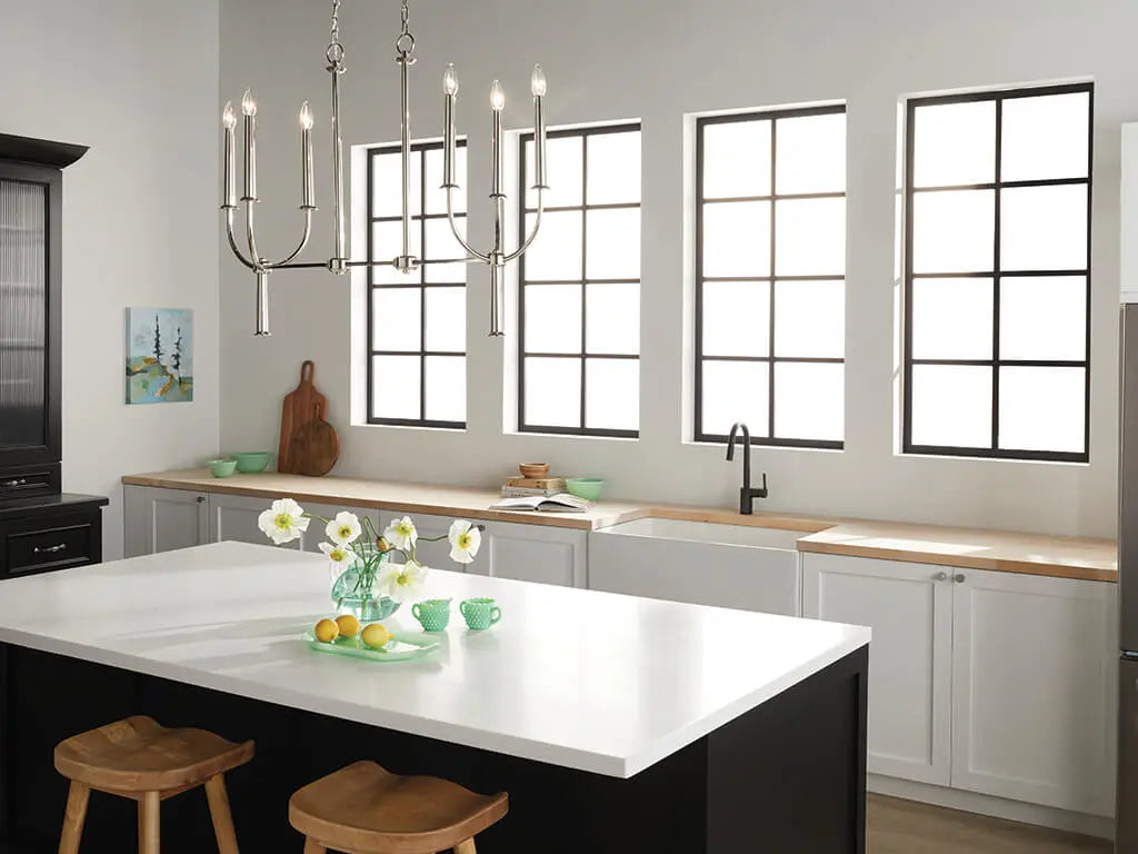 Florence Linear Chandelier 6Lt